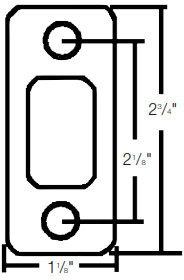 85279 3 Rd Cor Deadbolt Strike