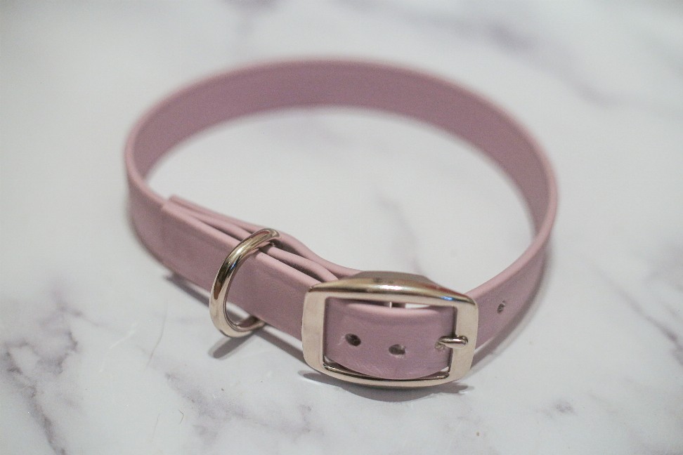 Biothane Buckle Dog Collar - Small 11-13 inches Pink
