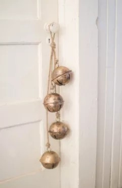 String Of Brass Finish Bells