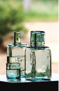 Bedside Water Carafe And Drinking Glass