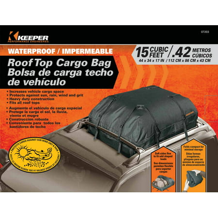 ROOF TOP CARGO BAG WATERPROOF 15 CU. FT