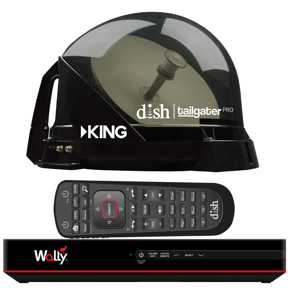 PREMIUM PORTABLE SATELLITE TV ANTENNA BUNDLE W/WALLY