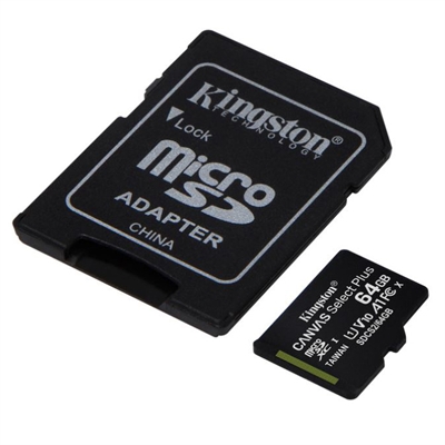 64GB micSDXC Canvas Select Plu