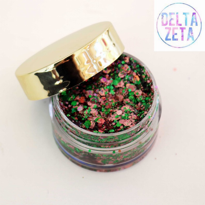 Tinsel Face Glitter - Delta Zeta