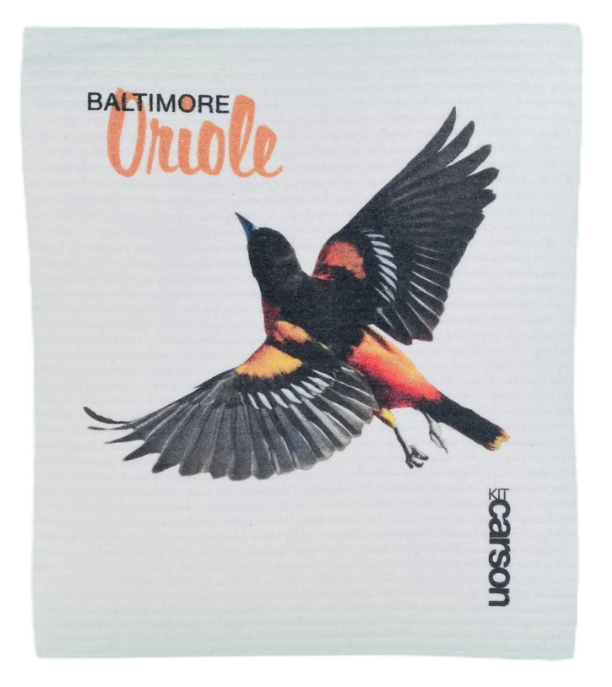 Baltimore Oriole Swedish Dishcloths