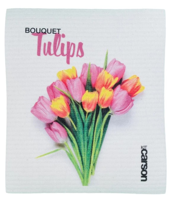 Tulips Swedish Dishcloths