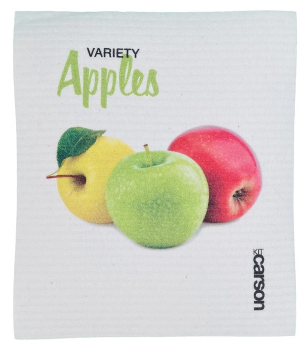 Variety of Apples Swedish Dishcloths