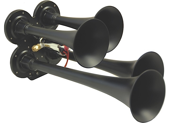 BLACK XCR 2.0 COATED QUAD TRAIN HORN