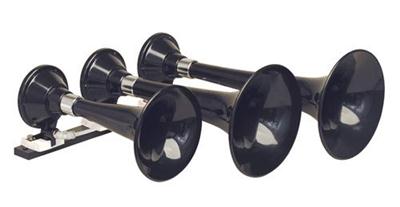 BLACK TRIPLE TRAIN HORN