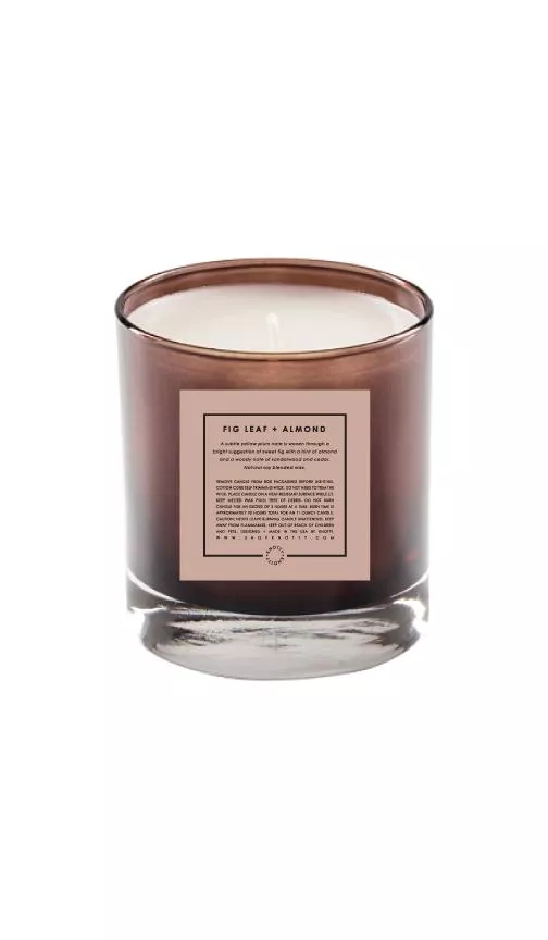 11 oz. Soy Candle - One Size Fig Leaf + Almond