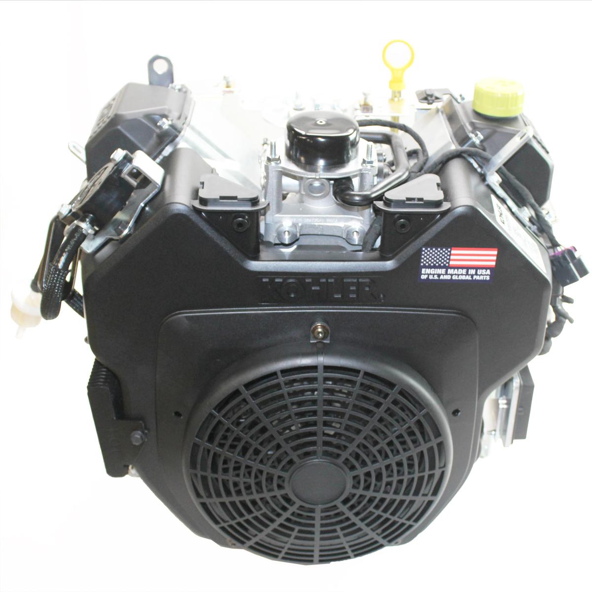 21HP Horizontal Shaft, EFI, Oil Cooler, Remote Air Cleaner, Center Muffler, Kohler Engine