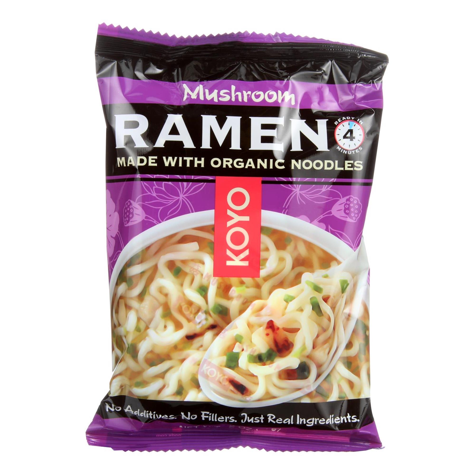 Koyo Foods Mushroom Dry Ramen (12x2 Oz)