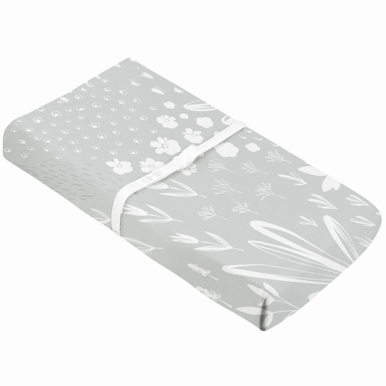 Change Pad Cover With Slits For Straps Percale