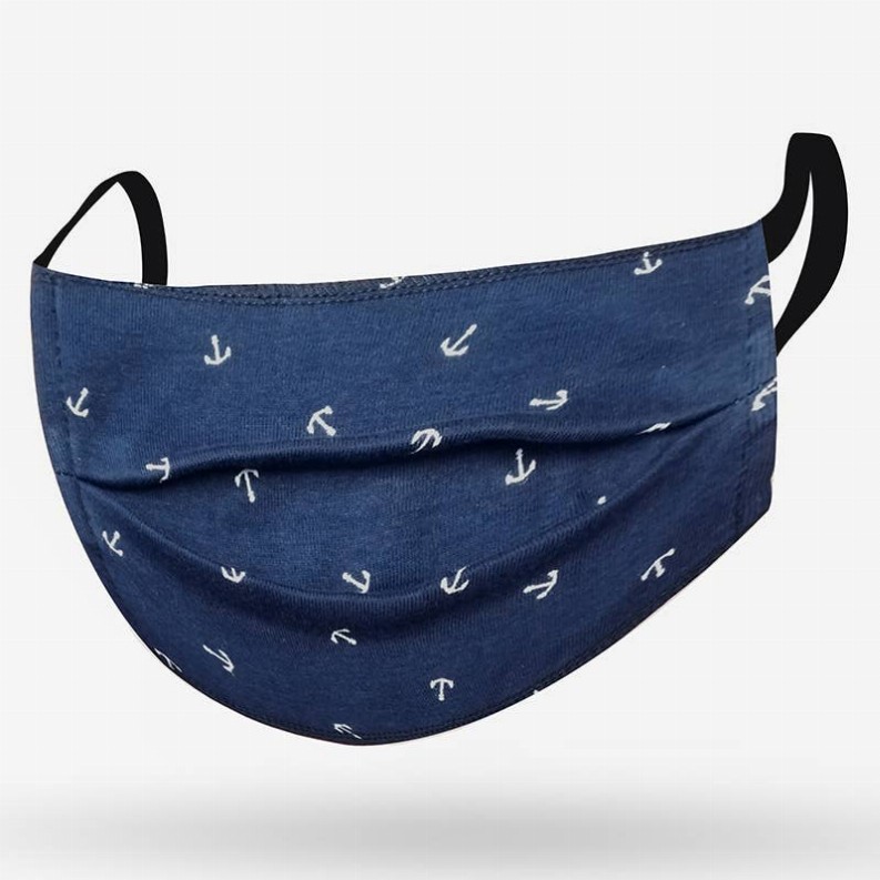 Kids Mask - Navy Anchor