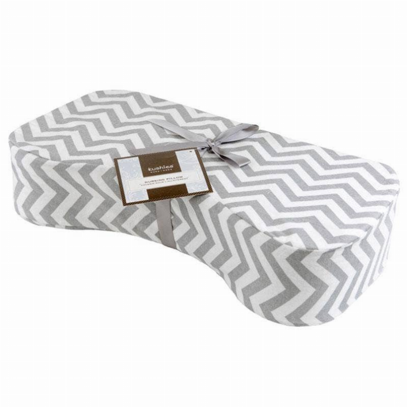 Nursing Pillow - Grey Chevron