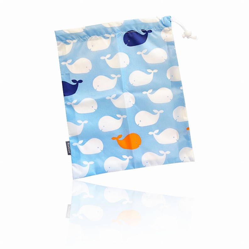 Waterproof | Laundry Bag - Blue Whale Print
