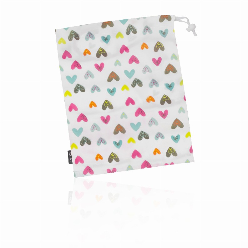 Waterproof | Laundry Bag - Doodle Heart Print