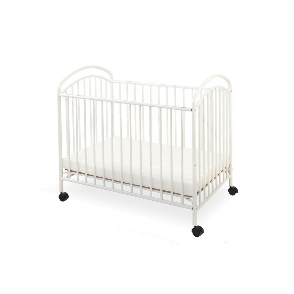 Classic Arched Mini/Portable/Compact Crib, White