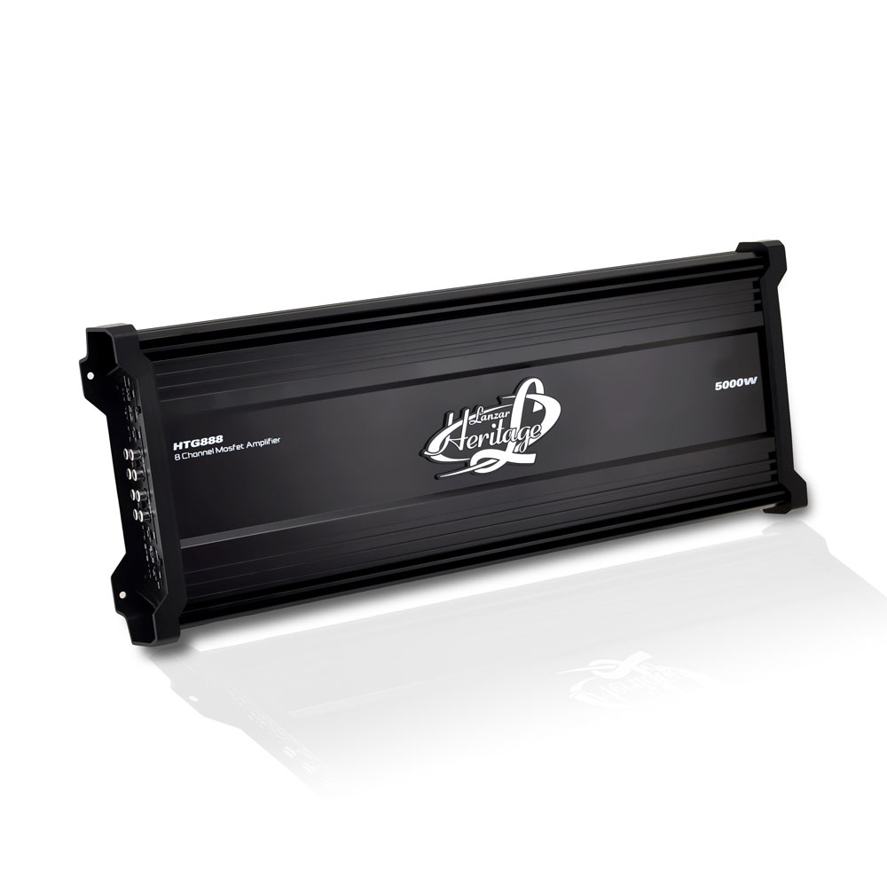 Lanzar Heritage Series 5000 Watt Max  8 Channel Amplifier