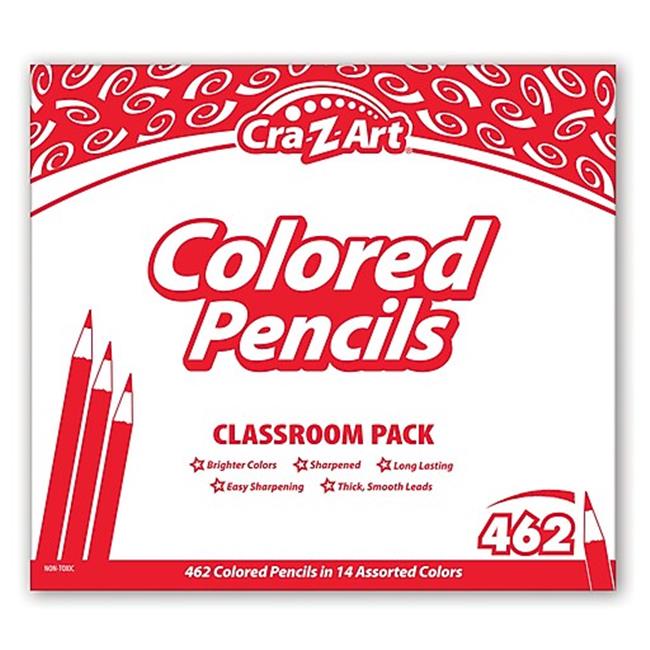 Colored Pencil Classroom Pack, 14 color, Box of 462