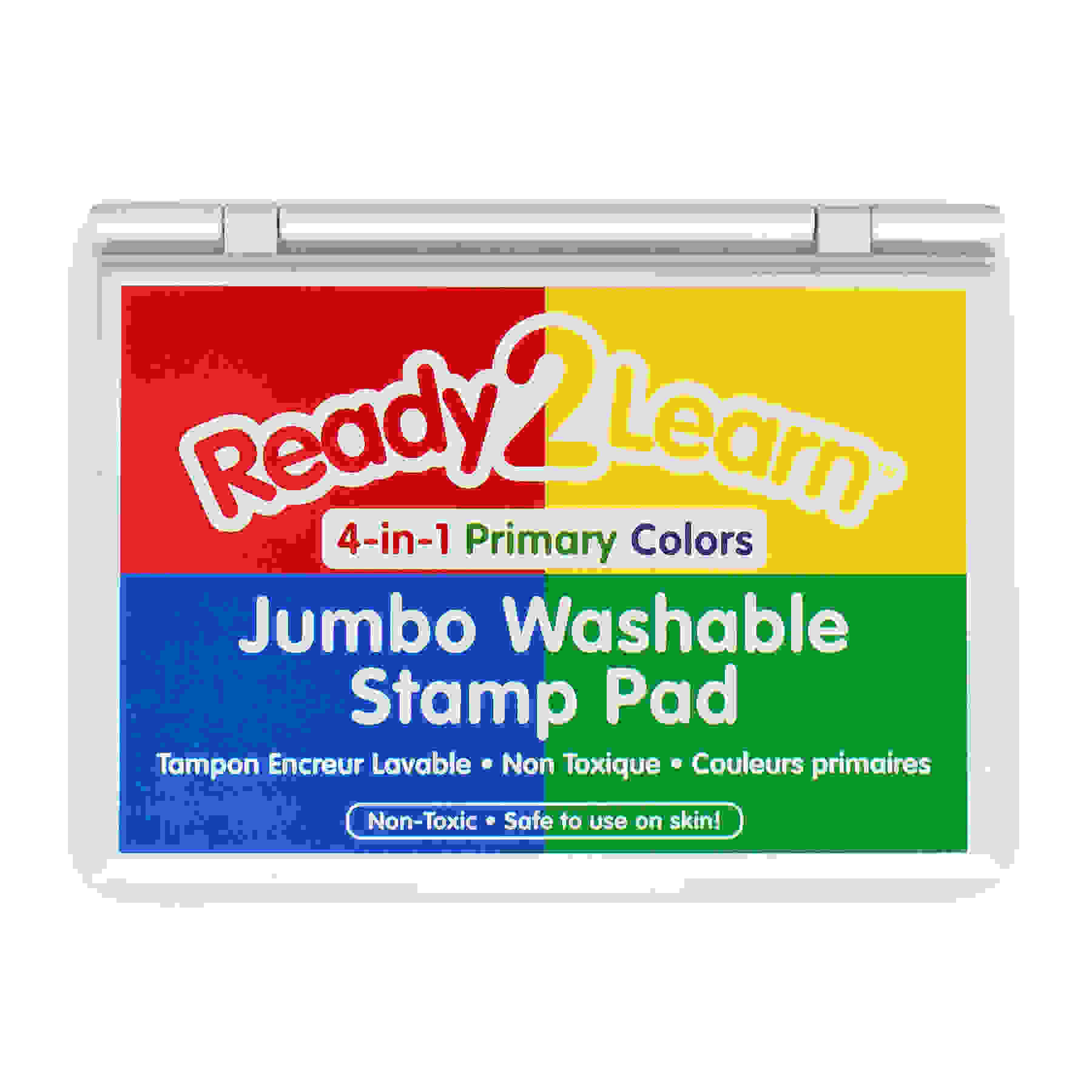 Jumbo Washable Stamp Pad - 4-in-1 Primary Colors