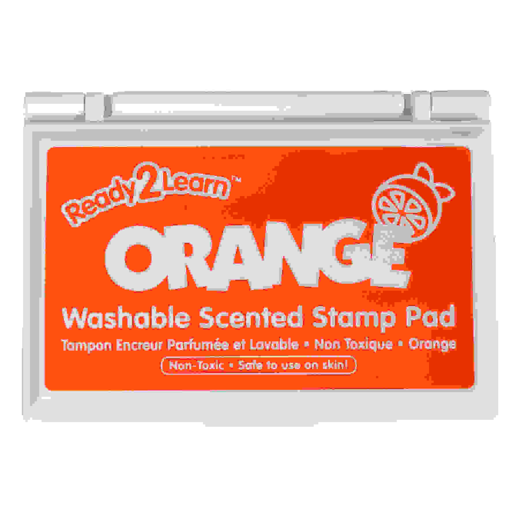 Washable Stamp Pad, Orange Scented, Orange