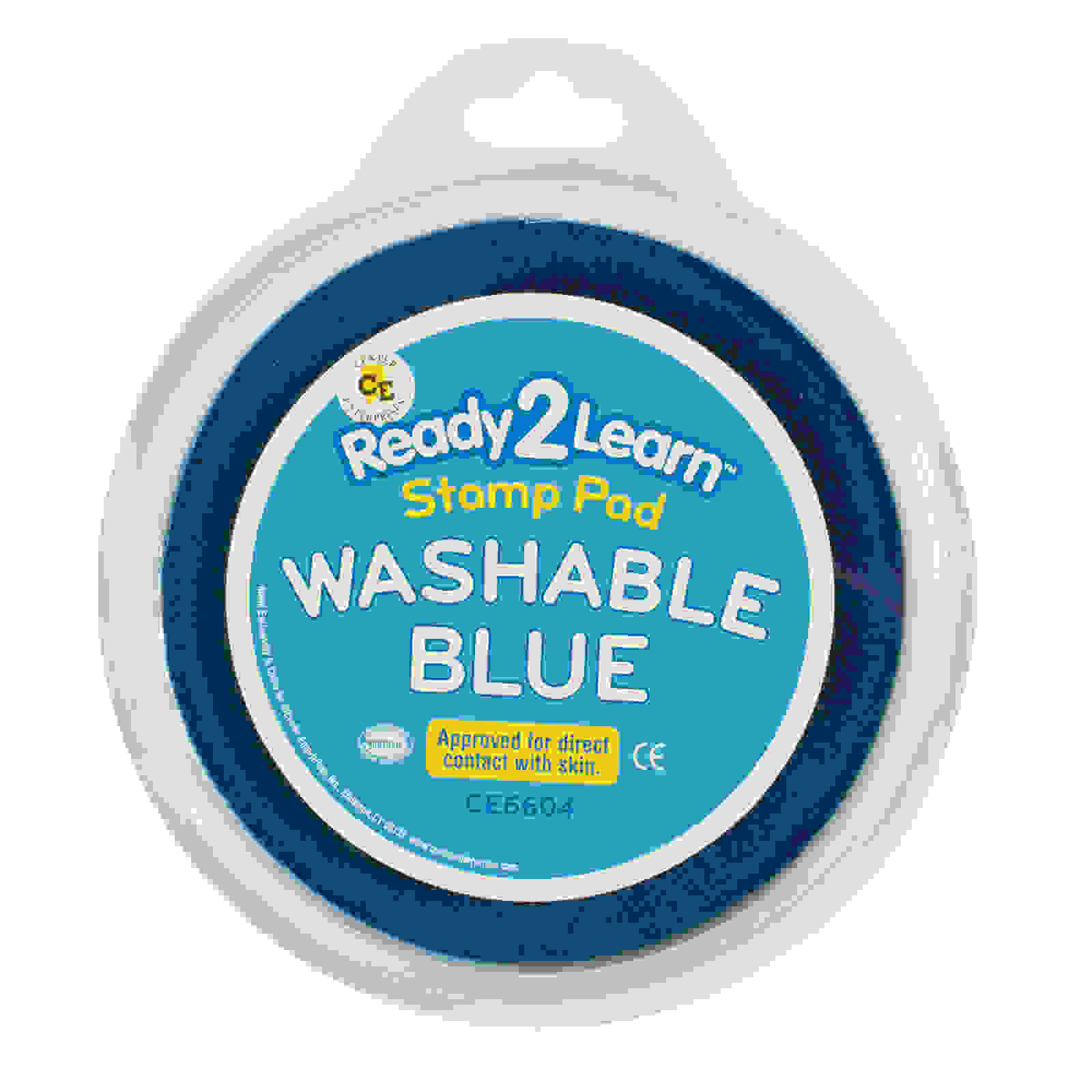 Jumbo Circular Washable Stamp Pad - Blue