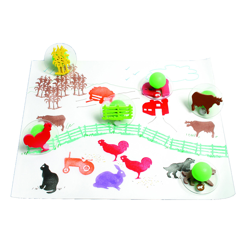 Giant Stampers, Farm Adventure, Set of 10