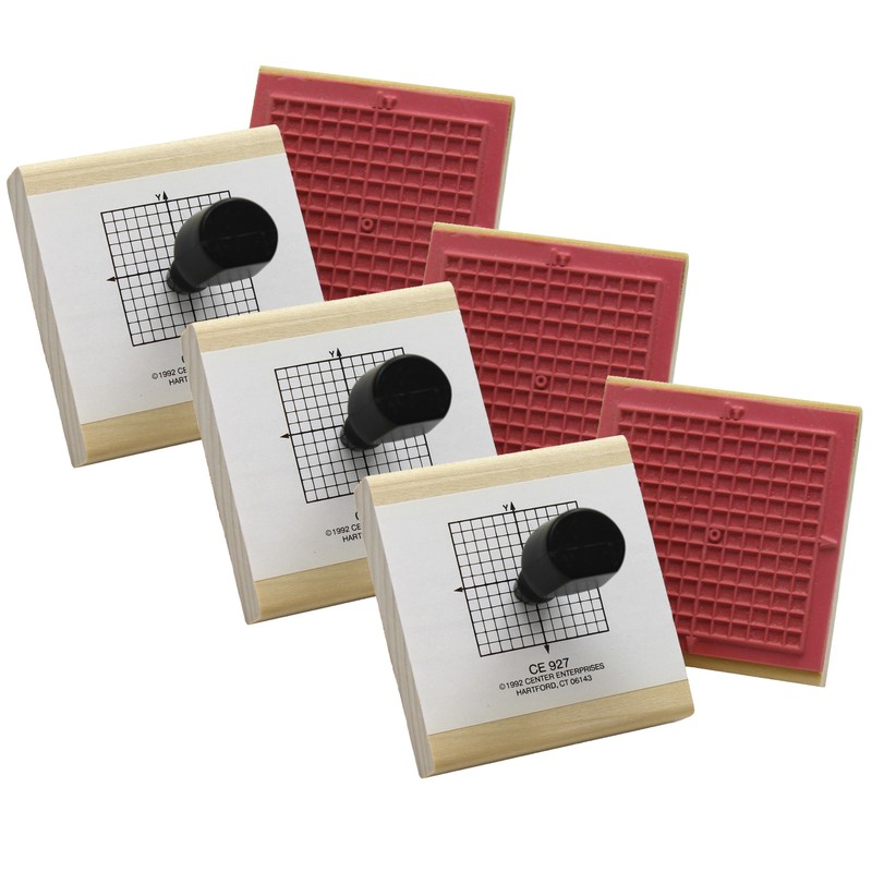X-Y Axis Stamp, Pack of 3