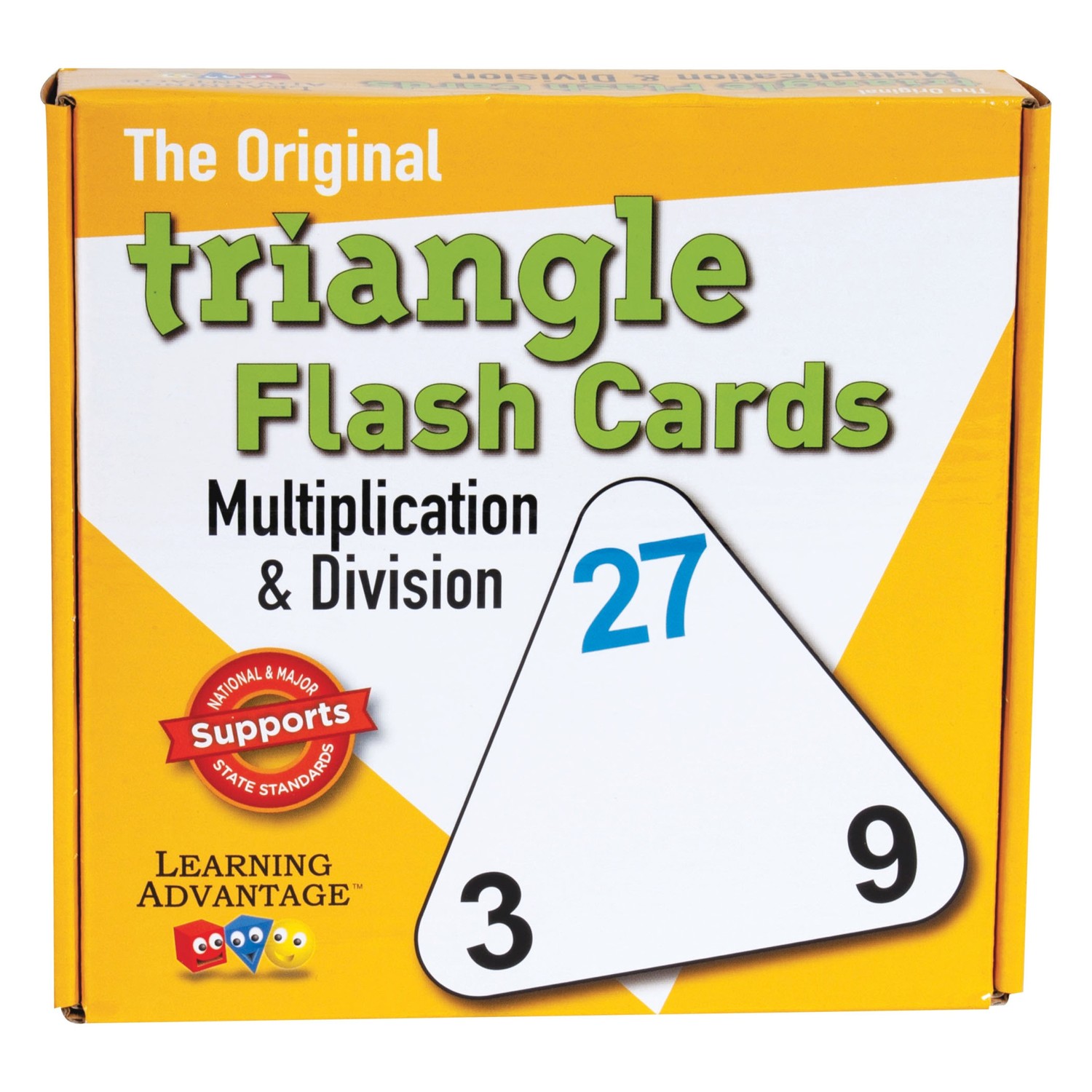 The Original Triangle Flash Cards - Multiplication & Division - Set of 20