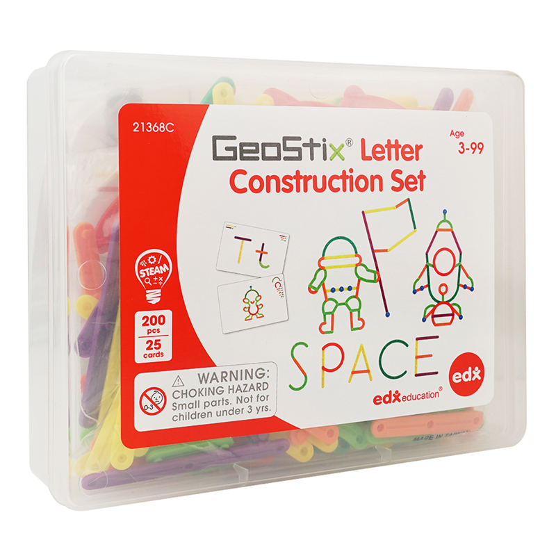 GeoStix Letter Construction Set