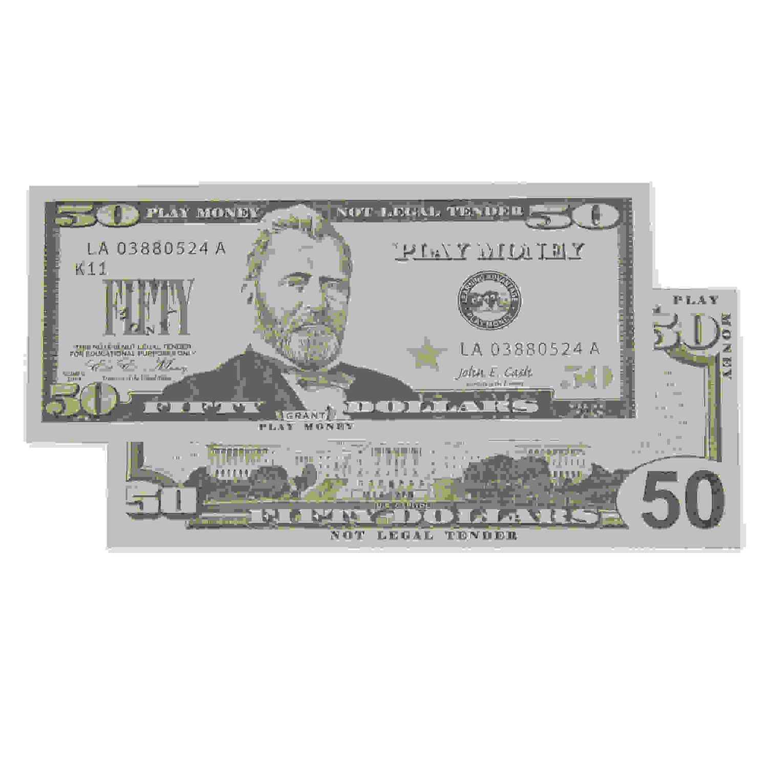 Play Bills - $50 Bills - Set of 50