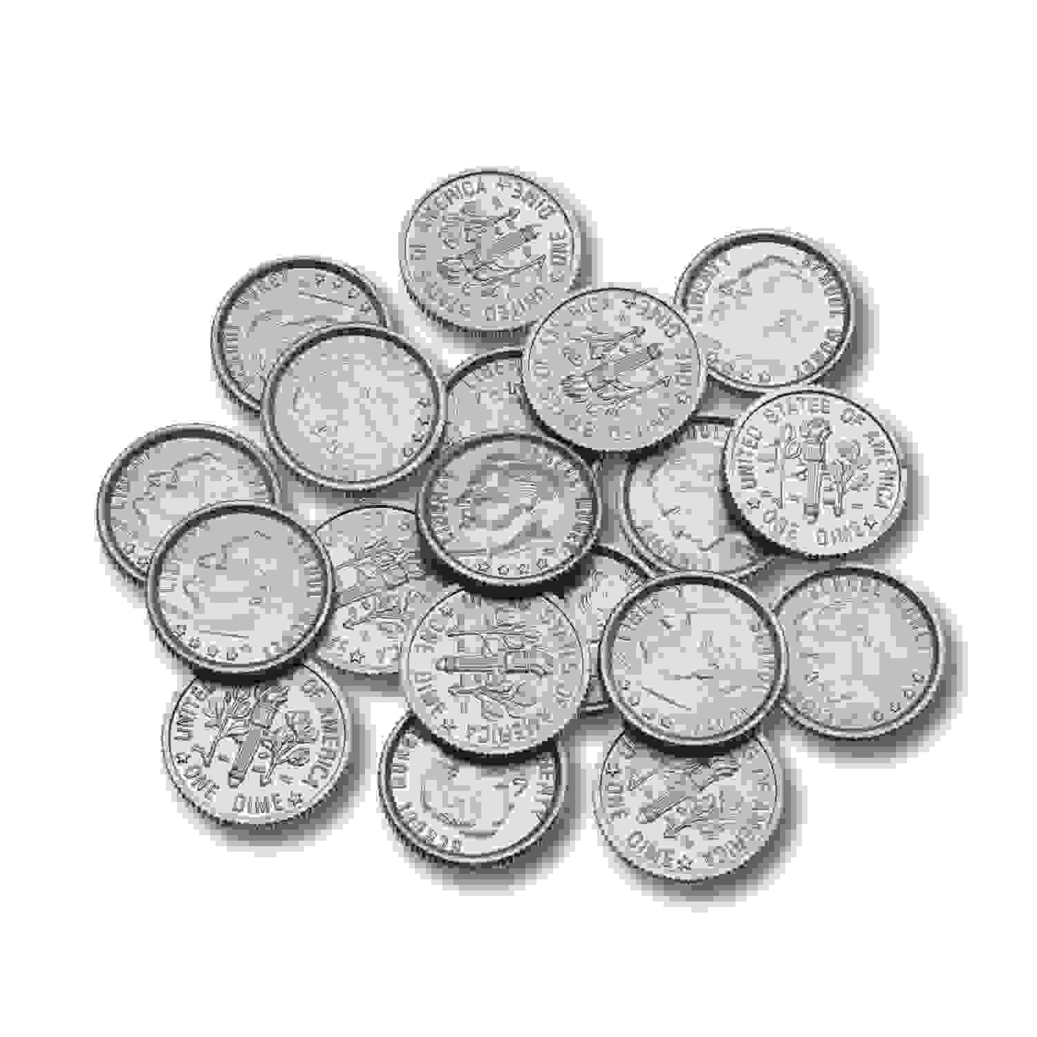 Play Coins - Dimes - Set of 100