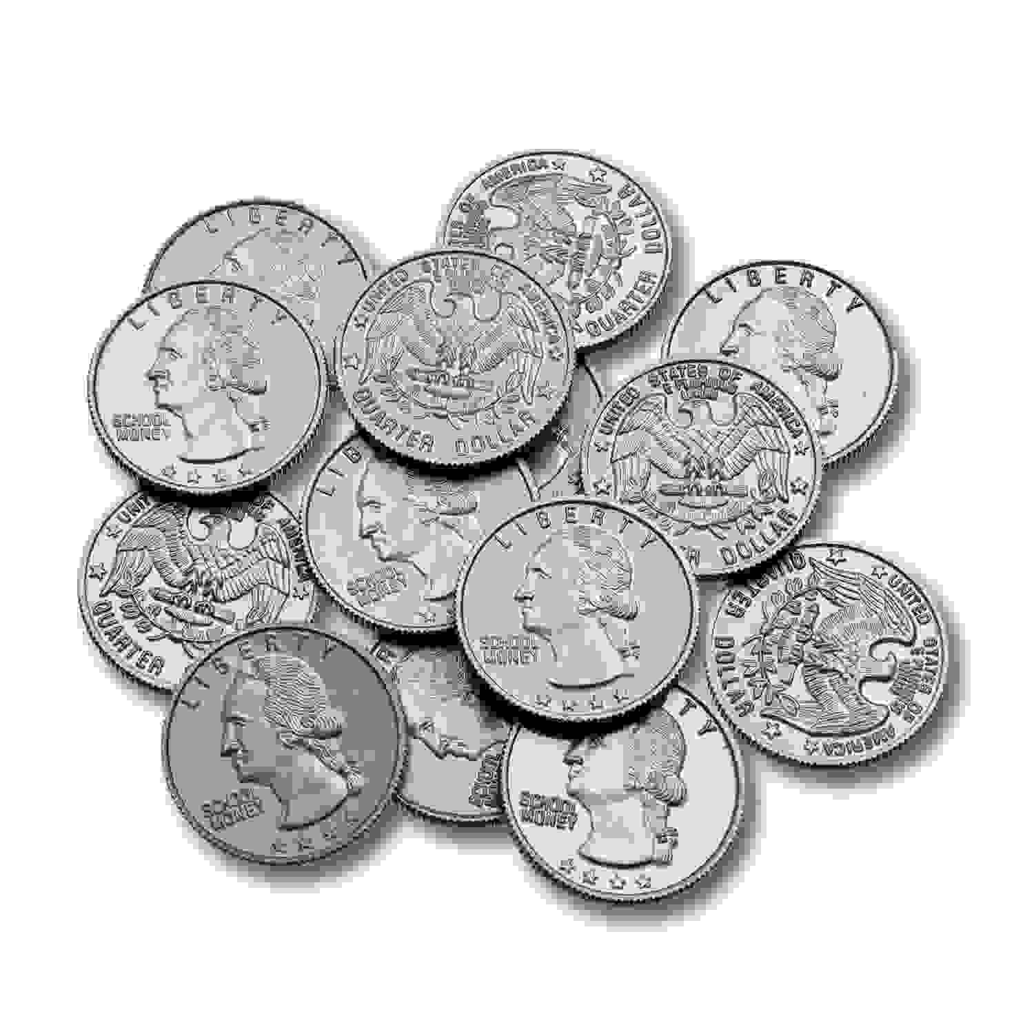 Play Coins - Quarters - Set of 100