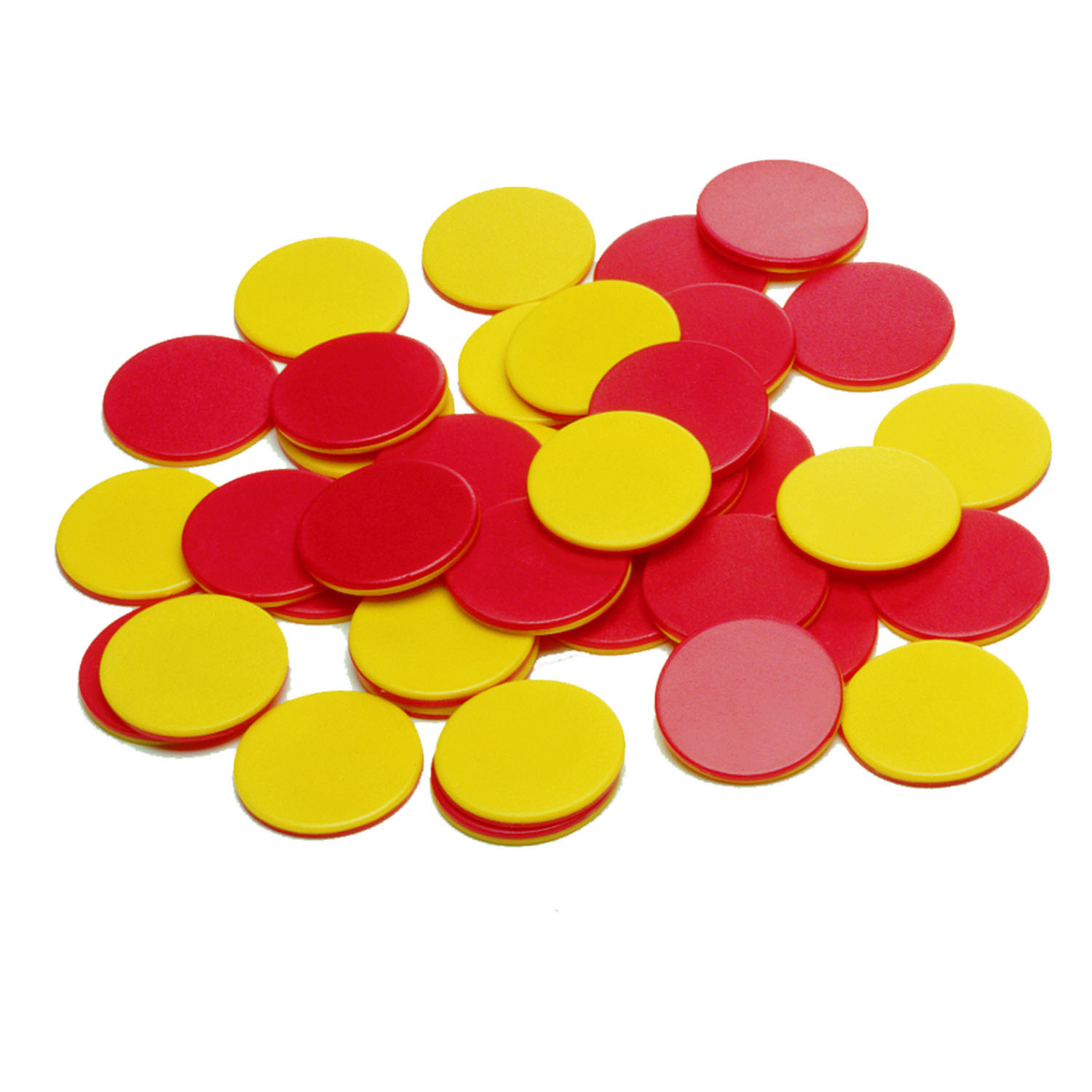 Two-Color Counters - Plastic - Set of 200