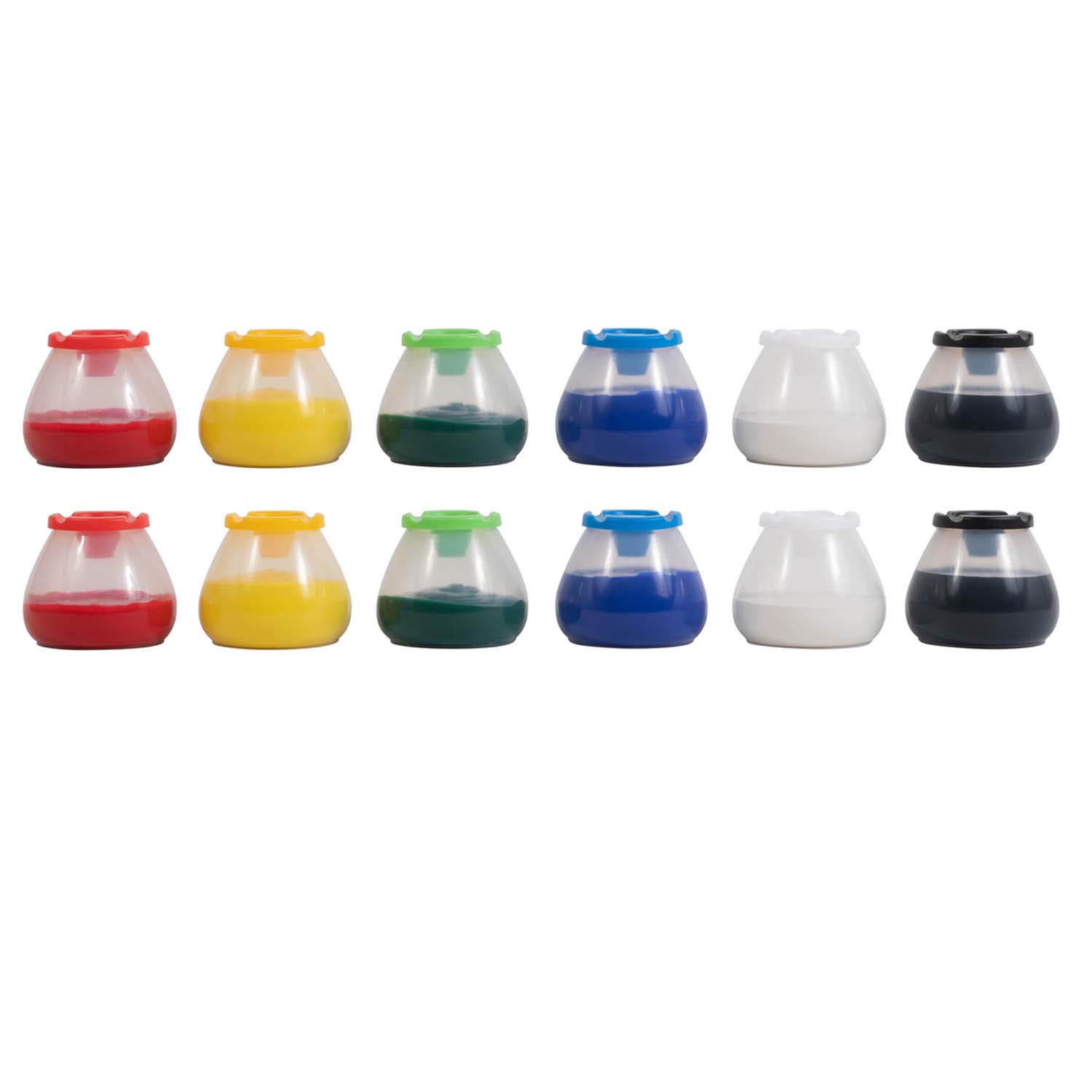 No Spill No Tip Paint Pots, 6 Per Set, 2 Sets