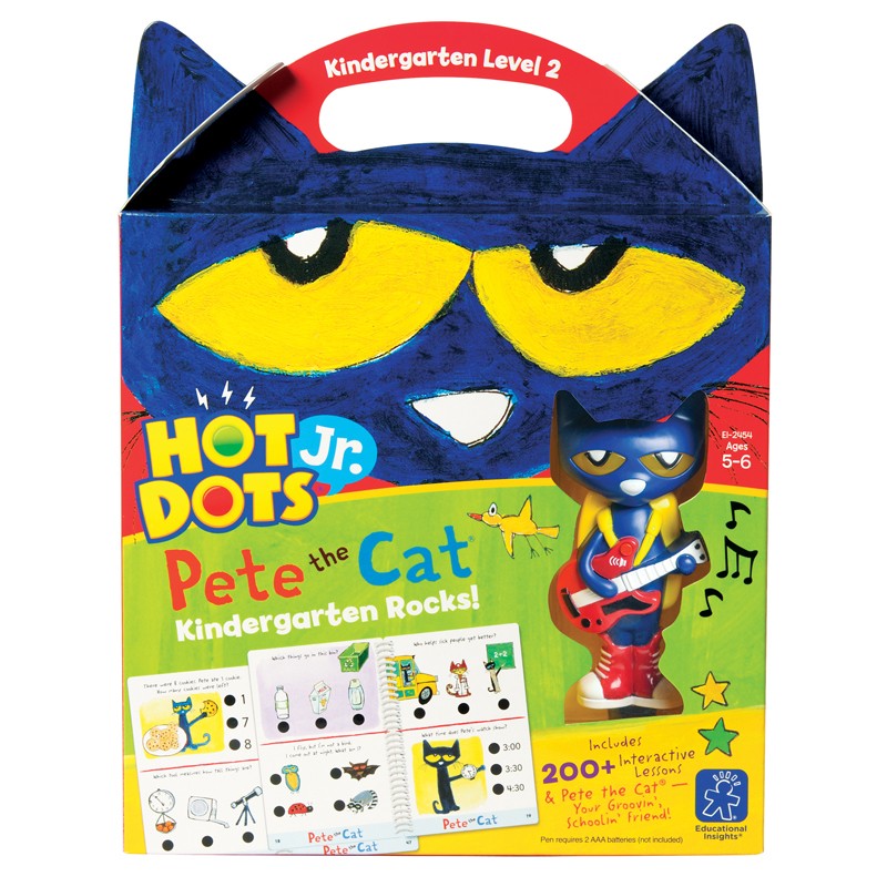 Hot Dots Jr. Pete the Cat Kindergarten Rocks! Set