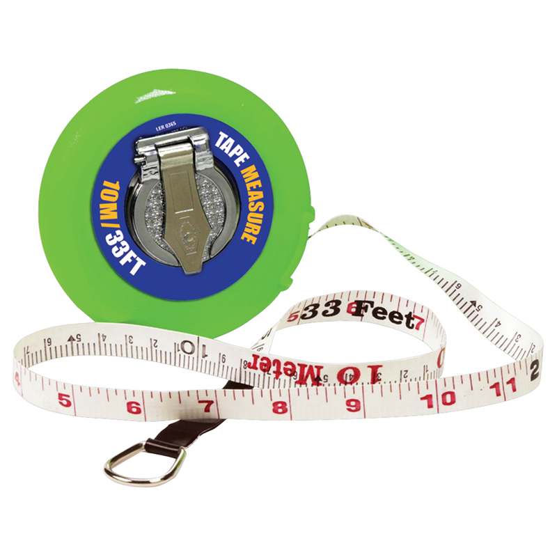 Wind-Up Tape Measure, 33 ft/10M