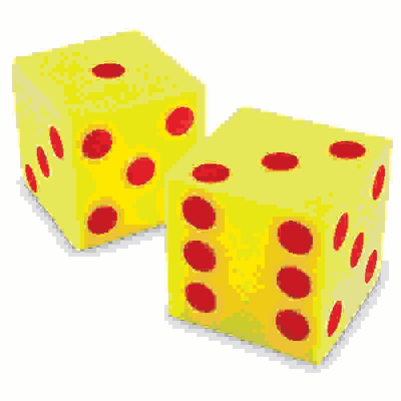 Giant Soft Dot Cubes, Set of 2