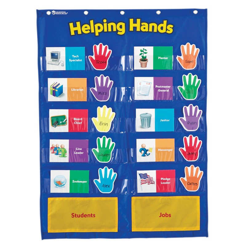 Helping Hands Pocket Chart