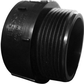 3 In. ABS DWV Male Adapter