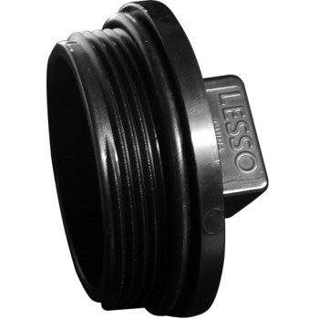 4 In. ABS DWV Cleanout Plug