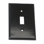 001-85001 Single Switch Plate Brown