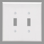 001-88109-W Double Switch Plate