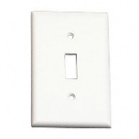 020-88001 White Single Switch Plate