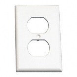 020-88003 White 1-G Outlet Plate