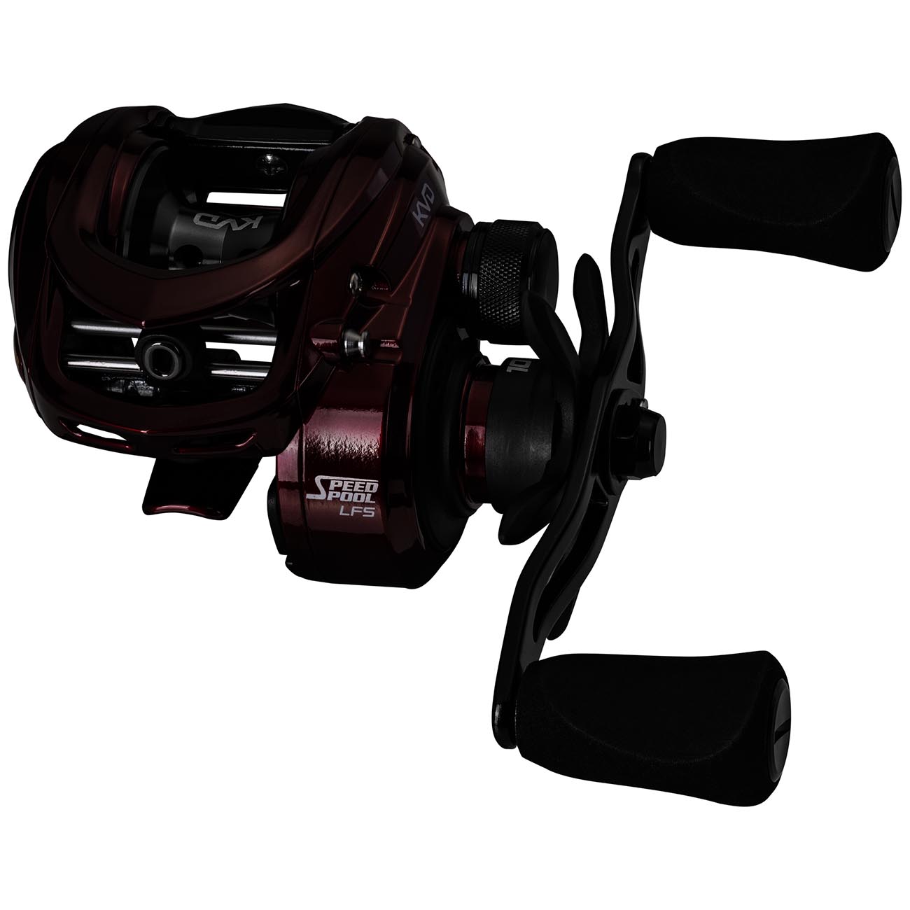 Lew's KVD 7.5:1 Baitcaster Reel Left Hand Retrieve (Maroon)