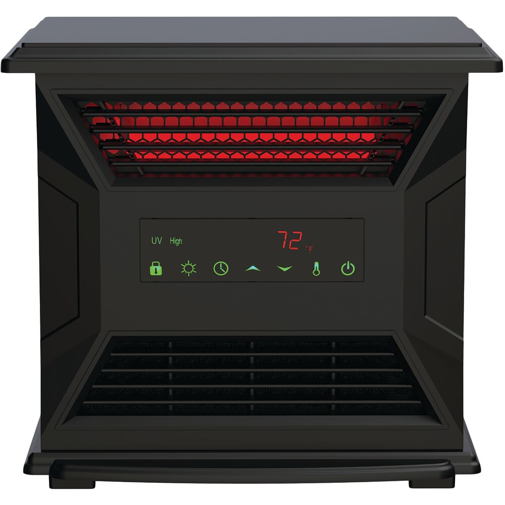 4-Element Low Profile Infrared Heater with Front Intake