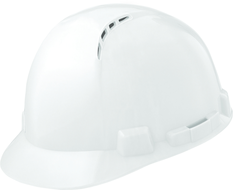 Hbsc-7W Wh Vented Hard Hat