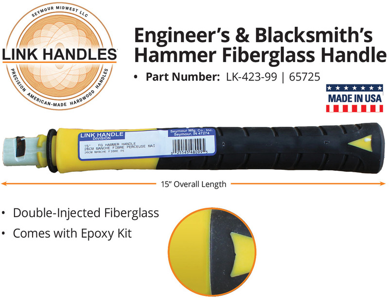 65725 15 In. Fiberglass Eng Hammer Handle